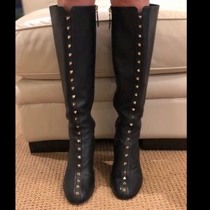 Valentino rockstud heel boot